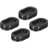 QUARKZMAN Gomma Occhiello Supporto Dimensione 35 x 20 mm Oval Double-Sided per Filo Guarnizione Protection 4pz