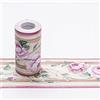Dostear Bordi Greche Pannelli Adesivi Bordo Adesivo per Pareti Striscia Adesiva Muro Decorativa Greca Adesiva per Parete fiore viola 10.6 X 1000cm
