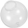 LALAFINA Paralume Sferico Acrilico Trasparente 20 Cm per Esterni, Copertura Globo di Ricambio Apertura Filettata, Decorazione Lampada da Giardino per Luci di Posizione e Illuminazione