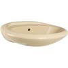 Barbottina Lavabo in ceramica champagne serie elite, Larghezza 64 cm