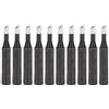 Segrehy Punta del Ferro Saldatura Solariation Kit 10pz Punta di Ricambio in Rame Senza Piombo per Stagno Professionale Stazioni di Saldatura 900m T 4c 936 937 938 Serie