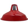 DC VOLTAGE Lampadario Moderno Paralume Rosso in Metallo Attacco E27 Stile Cupola Curva Facile da Installare per Cucina Soggiorno Bar