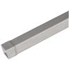 Generic Tubo in pvc quadro - Colore Grigio - Diametro 100x100 Quadro - Metri Lineari 1 metro