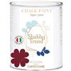 GENERICO SHABBY TREND® CHALK PAINT Pittura Shabby Chic Vintage Mobili Pareti Extra Opaca 120 VARIANTI (375ml, BORDEAUX)