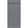 Monster Shop Cassetta postale XL intelligente e sicura per pacchi e lettere con codice a barre univoco e sistema anti-pescaggio 2 Chiavi Impermeabile Inclusi kit montaggio - Grigio