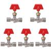 FTVOGUE Valvola del compressore d'aria 5pcs, accessorio del compressore d'aria della valvola a sfera del galleggiante della filettatura 1/4 di pollice