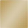Lumanois Testa Doccia a Pioggia in Acciaio Inox 40x40 cm Quadrata Oro, Componenti doccia,Soffioni doccia, 2.35kg-147711
