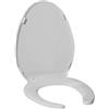 Ponte Giulio B41DEO30 Sedile Aperto per WC Disabili o Anziani, Serie Casual, Bianco