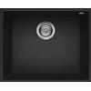 ELLECI LGQ10540BSO | Évier de cuisine suspendu en GRANITEK QUADRA 105 BSO | Colore : Nerone