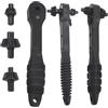 Generico Drill Chuck Ratchet Spanner, Chuck Key Replacement, Multifunctional Tool and Durable Steel Construction, Quick Change Wrench Ideal for Bike Repair, Plumbing, Maintenance