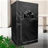 LANTUS Sauna a Vapore Portatile, Cabina Domestica per SPA, 9 Temperature Regolabili, 0-99 Minuti, Telecomando,per Interna Esterno, Pressoterapia Iinfodrenaggio,100 * 80 * 170 cm (Nero)