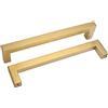 Goldenwarm 5 Pezzi Maniglie Ottone Maniglie Cassetti Maniglie per Mobili Oro -LSJ12GD288 Maniglie Porte Interne Maniglie Armadio Maniglie Acciaio Inox Maniglie Vintage Distanza dei Fori 288mm