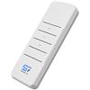 SCHARTEC Telecomando per tapparelle a 1 canale, con supporto da parete, trasmettitore manuale RH1, interruttore radio per tapparelle, trasmettitore radio, telecomando