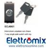 Elettrocanali - interruttore unipolare con chiave Mylife 10ax.