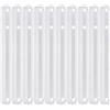 Zoegneer 10 guide per cassetti, guide in plastica per cassetti o armadi estraibili, guide di ricambio per cucina, camera da letto, credenze (bianco, 298 mm)