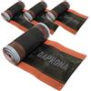 DAPRONA Nastro per colmo Alu Super Vent 4 rotoli 230 mm x 5 m rosso (RAL 8004) Colmo in rotoli per una copertura ottimale del colmo, adesivo super butilico