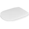 Inbagno Sedile WC compatibile Dolomite Gemma 2, in Duroplast Bianco, COMPLETO di coperchio, ciambella e cerniere regolabili