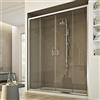 Idralite Porta Doccia 150CM H185 trasparente mod. Replay 2 Ante