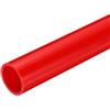 QUARKZMAN Tubo Rigido, Tubo Tondo Rigido in PVC 27,2mm ID 32mm OD 350mm Tubo Flessibile in PVC, Rosso Alto Impatto per Tubi dell'Acqua, Artigianato, Passacavi