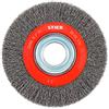 STIER Spazzola circolare ø 200 mm, ø foro 32 mm, 0,35 mm, ondulata, acciaio