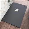 Parama Piatto Doccia 90x160 cm Marmoresina Nero Effetto Pietra Ultraslim Antiscivolo