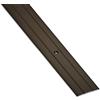 SOTECH 2 pezzi Profili di Transizione Piatti/Profili per Pavimenti/Larghezza 37 mm/per Soglia delle Porte/Forati/Alluminio/Bronzo Anodizzato/Profili per Pavimenti / 100 cm