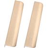 FQFLXY6589 2 Pezzi Maniglie Nascoste per Mobili,Maniglia per Porte Armadio Invisibili,Risparmio di spazio Pomello per Cassetti,Scarpiere,Comodini Tiretti a Scomparsa in Lega di Alluminio (1200mm,Oro spazzolato)