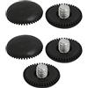 Aexit 5pcs M8x8mm Filettatura 28mm Dia Base in plastica regolabile Piedino di livellamento ner-o ID: 662104