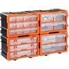 Monzana Box Portaminuterie Organizer espandibile 72 scomparti Contenitore Minuterie Utensili Officina
