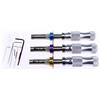 RLOKK HUK - Set di 3 grimaldelli tubolari da 7,0 mm, 7,5 mm, 7,8 mm, set di strumenti professionali per fabbro, apertura rapida