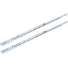 Irfora Guida per Cassetti, 2 Pezzi/set 450x17mm Guida di Scorrimento a Sfera in Acciaio Armadi per Accessori Hardware con Piccola Altalena, Scorrevole Liscio per Armadietti Decorativi