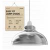 DC VOLTAGE Moderna Lampada a Sospensione Con Paralumi In Metallo Forma a Cupola Curva Attacco E27 Facile da Installare Per Cucina Letto Corridoio Ufficio Apparecchi di Illuminazione a Soffitto.