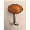 MITAL PORTABITO art. 1100 CILIEGIO/GANCIO NICHELATO OPACO mm. 155x90x60