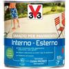 V33 Smalto per Pavimenti Interno o Esterno Verde Bambù 0.5 L