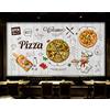 rskjdghshd Carta da parati retrò in legno, ristorante occidentale, pizzeria, pittura decorativa, caffetteria, ristorante murale, 3D, 430x300cm