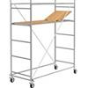 SCEDIL Trabattello altezza di lavoro 3,40 m in acciaio serie HOBBY CON PIANO BOTOLA made in italy I SCEDIL