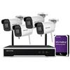HIKVISION KIT VIDEOSORVEGLIANZA 4Megapixel WIFI 4CH + 1TB HDD