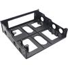 Sweeaau 5.25 a 3.5 Drive Bay Adattatori Alloggiamento anteriore Staffa di montaggio 3.5 a 5.25 Floppy Optical Drive Tray Staffa Hard Frame