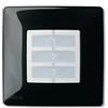 NiceOpla - Supporto per telecomando/trasmettitore a parete, quadrato, colore: nero