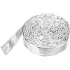 QUARKZMAN Guaina Termica in Alluminio 3/8 ID x 10.5Ft Guaina Termica in Alluminio Metallizzato in Fibre di Vetro per Cavi di Alimentazione Cavi Cablaggio Elettrico