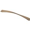 Gedotec Maniglia per mobili in legno di quercia - Twist | Distanza tra i fori 320 mm | Legno massiccio | Manico in legno per cassetti e ante armadio |1 pezzo - Maniglia con materiale di fissaggio