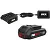 Skil Batteria agli ioni di litio da 20 V Max con caricabatterie da 2,0 Ah e 1,0 A - PWRCORE 20™ - Batteria di ricambio - Batteria per attrezzi - Batteria compatibile con tutti gli strumenti SKIL 20 V