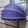 KDDFN Tenda Cappottina da Sole per Esterno,Tenda a Ventaglio da Balcone Pieghevole,Tessuto per Tende da Sole,Tettoia per Porta,UV Protezione Solare Antipioggia,con Raccordi (120cm/47in,Purple)