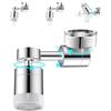 VINEST 1080° Aeratore Rubinetto Cucina Girevole M24, 2 Modalità di Uscita Rompigetto Rubinetto Cucina, Rompigetto Rubinetto Bagno Cucina con Getto Verso L'alto