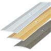 Dalsys Profilo di transizione in alluminio 180 cm x 38 mm da avvitare - listello di giunzione pavimento soglia porta profilo argento
