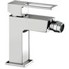 Paffoni Miscelatore per Bidet EF131CR senza Piletta, Rubinetto Miscelatore Serie Effe, Design Moderno Minimal Elegante, con Perlatore Girevole, Ottone Cromato