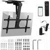MACLEAN Supporto TV elettrico Maclean MC-110 T Da soffitto per 43-86'' max 45kg Tuya Nero [MC-110 T]