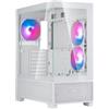 Case SilverStone Lucid 05 Midi tower ATX Bianco [SST-LD05-W-ARGB]