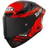KYT TT-Revo Combustion Casco, rosso opaco, M (57/58)
