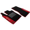 IL TAPPETO AUTO BY FABBRI 3 COLOR0000029R, Tappeti auto moquette antiscivolo, Su misura, 2 Ricami, Rosso